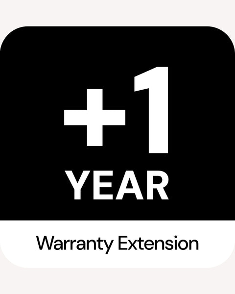 FREE +1 Year Warranty Extension