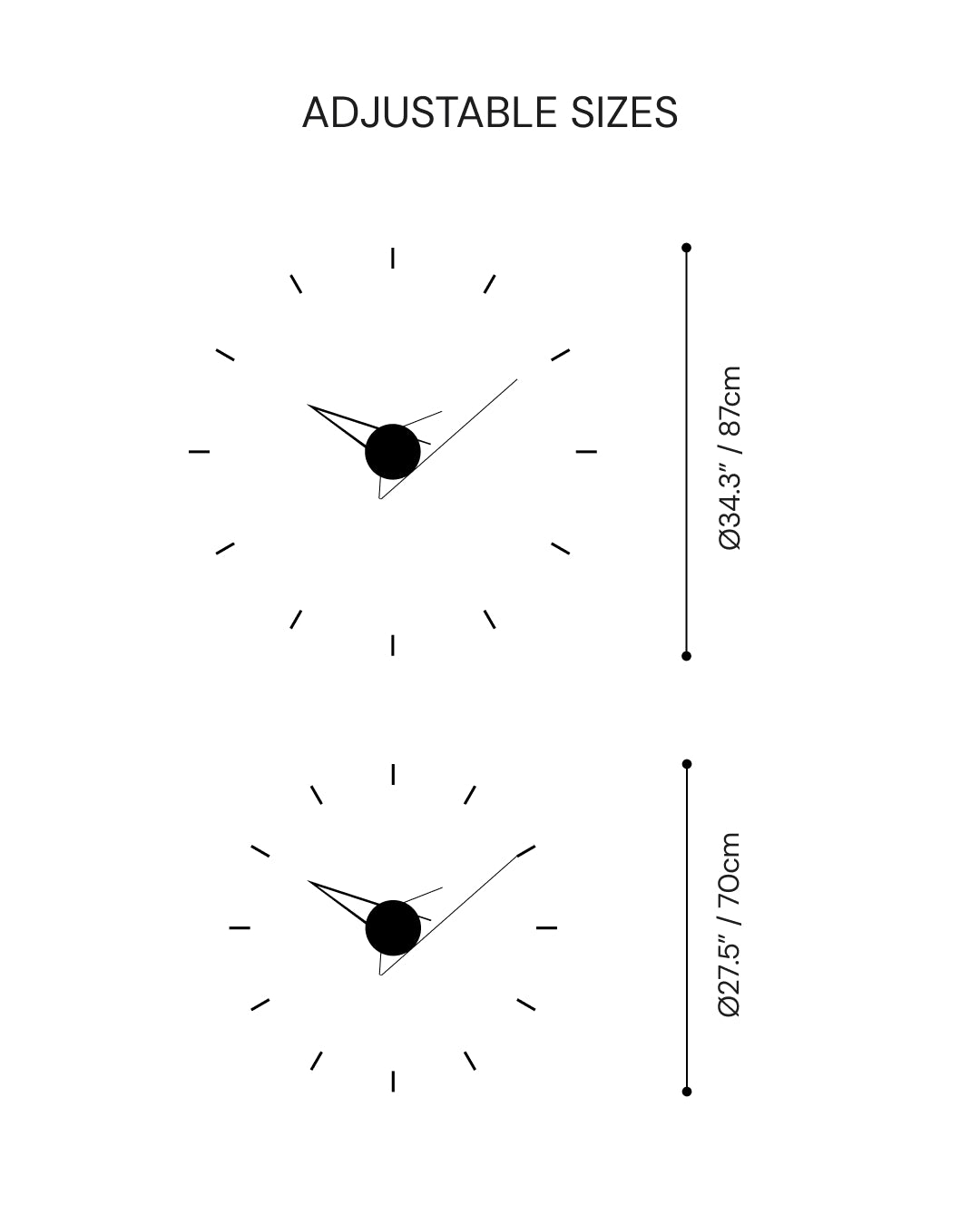 Silo-Uhr 2er-Pack
